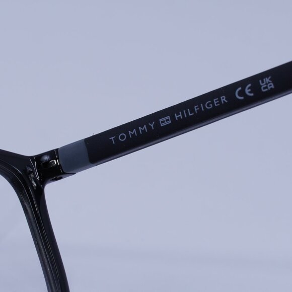 Tommy Hilfiger TH 1742 008A 00 Eyeglasses Black/Grey 52mm Rectangle Frame - Picture 5 of 9
